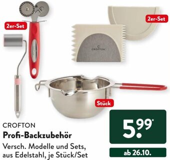 Aldi Süd CROFTON Profi-Backzubehör Angebot
