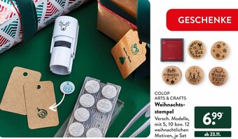 Aldi Süd COLOP ARTS & CRAFTS Weihnachtsstempel Angebot