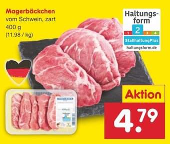 Netto Marken-Discount Magerbäckchen vom Schwein, zart 400 g Angebot