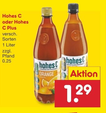 Netto Marken-Discount Hohes C oder Hohes C Plus 1 Liter Angebot