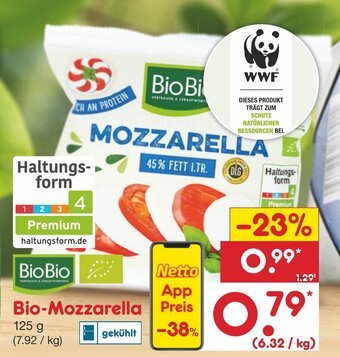 Netto Marken-Discount BioBio Bio-Mozzarella 125 g Angebot