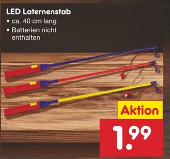 Netto Marken-Discount LED Laternenstab Angebot