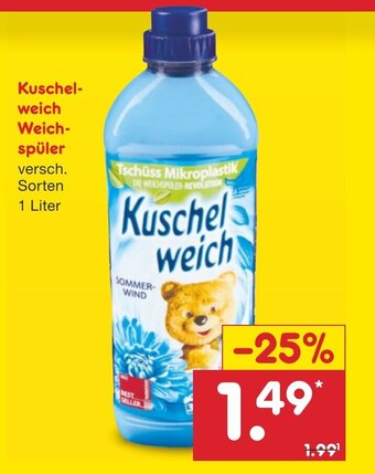 Netto Marken-Discount Kuschelweich Weichspüler 1 Liter Angebot