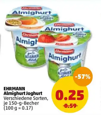 PENNY Almighurt joghurt 150g Angebot