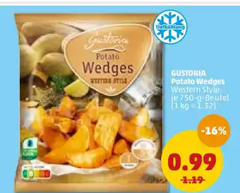 PENNY Gustoria potato wedges 750g Angebot