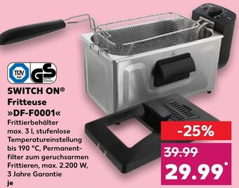 Kaufland SWITCH ON Fritteuse DF-F0001 Angebot