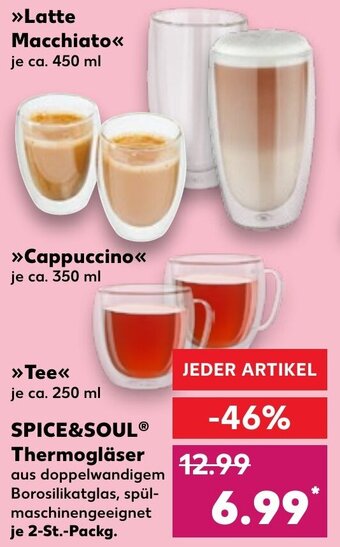 Kaufland SPICE&SOUL Thermogläser 2-St. Packg. Angebot