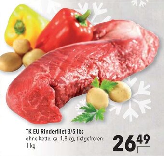 CITTI Markt TK EU Rinderfilet 3/5 lbs 1 kg Angebot