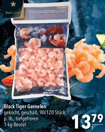 CITTI Markt StarCulinar Black Tiger Garnelen 1-kg-Beutel Angebot