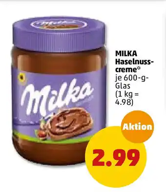 PENNY Milka Haselnusscreme 600g Angebot