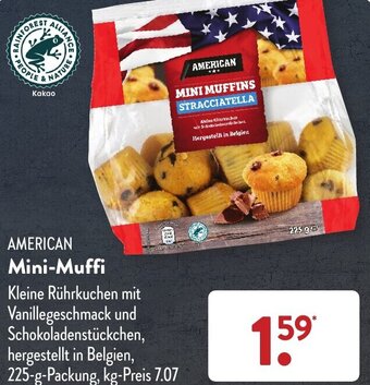 Aldi Süd AMERICAN Mini-Muffi 225 g Packung Angebot