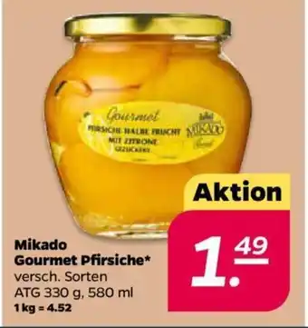 NETTO Mikado Gourmet Pfirsiche 580ml Angebot