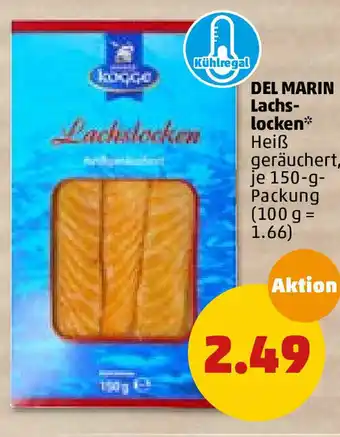 PENNY Del marin Lachslocken 150g Angebot