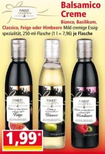 Norma Finest Gourmet Balsamico Creme 250 ml Flasche Angebot