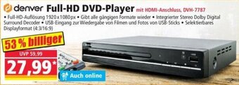 Norma denver Full-HD DVD-Player Angebot