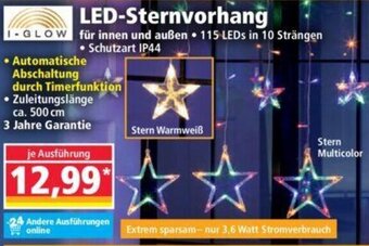 Norma I-GLOW LED-Sternvorhang Angebot