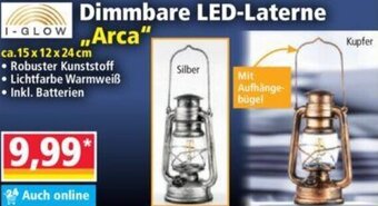 Norma I-GLOW Dimmbare LED-Laterne Arca Angebot