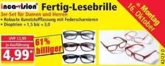 Norma inca-vision Fertig Lesebrille Angebot