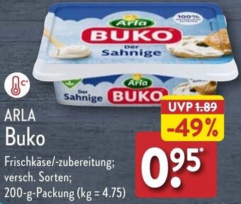 Aldi Nord ARLA Buko 200 g Packung Angebot