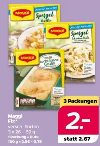 NETTO Maggi Fix 3x26g Angebot