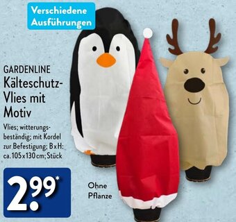 Aldi Nord GARDENLINE Kälteschutz-Vlies mit Motiv Angebot