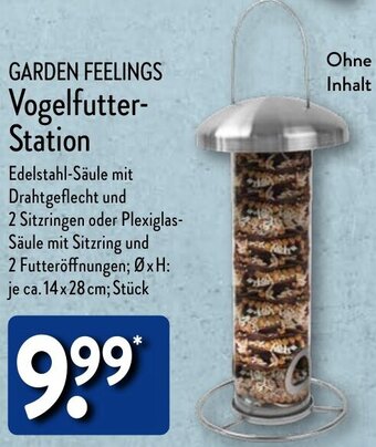 Aldi Nord GARDEN FEELINGS Vogelfutter-Station Angebot
