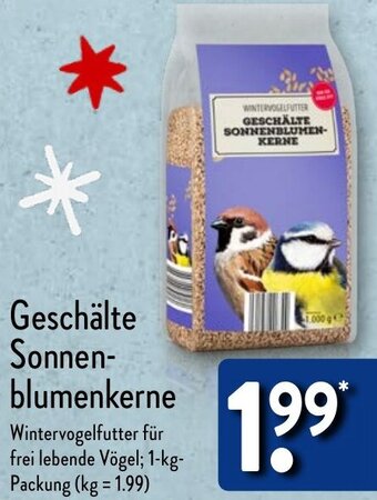 Aldi Nord Geschälte Sonnenblumenkerne 1 kg Packung Angebot