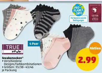 PENNY Sneakersocken 35/38-43/46 Angebot