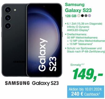 EP SAMSUNG Galaxy S23 128 GB Angebot