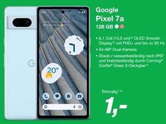 EP Google Pixel 7a 128 GB Angebot