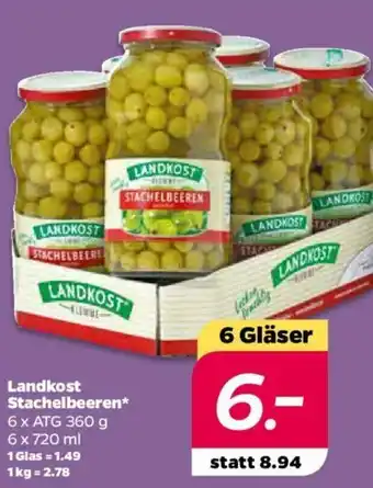 NETTO Landkost Stachelbeeren 360 g Angebot