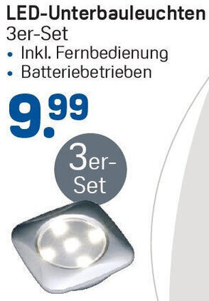 Rossmann LED-Unterbauleuchten 3er-Set Angebot