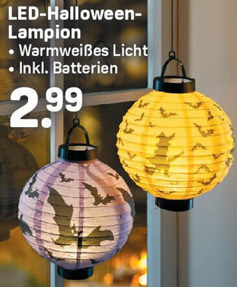 Rossmann LED-Halloween Lampion Angebot