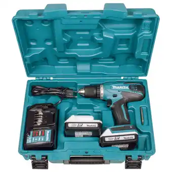 Sonderpreis Baumarkt Makita 18v akkuschrauber df457dwe mit 2 x li-ion akkus im koffer Angebot