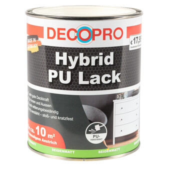 Sonderpreis Baumarkt Decopro hybrid pu-lack cremeweiß seidenmatt ral 9001 Angebot