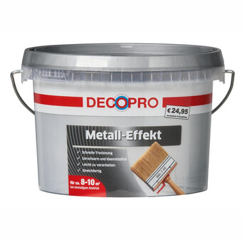 Sonderpreis Baumarkt Decopro wandfarbe metall effekt 1 liter silber Angebot