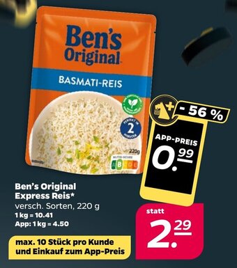 NETTO Ben's Original Express Reis 220 g Angebot