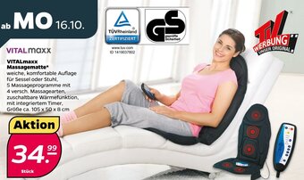 NETTO VITALmaxx Massagematte Angebot