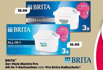 NETTO BRITA 3er-Pack Maxtra Pro All-in-1-Kartuschen oder Pro Extra Kalkschutz Angebot