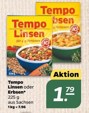 NETTO Linsen oder Erbsen 225 g Angebot