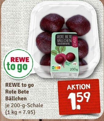 nahkauf REWE to go Rote Bete Bällchen je 200-g-Schale Angebot