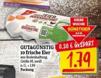 NP Discount GUT&GÜNSTIG 10 frische Eier Angebot