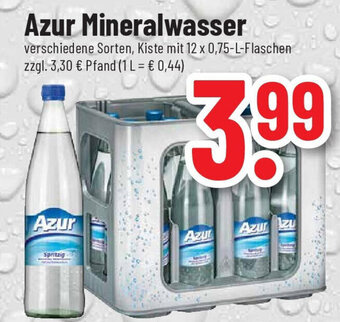 trinkgut Azur Mineralwasser 12*750ml Angebot