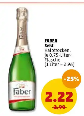 PENNY Faber Sekt 0.75 liter Angebot