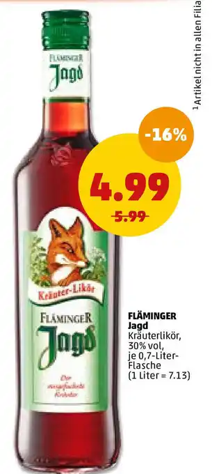 PENNY Flaminger Jagd 0.7 liter Angebot