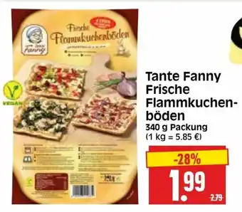 Edeka Herkules Tante Fanny Frische Flammkuchenböden 340g Angebot