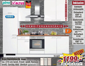 Poco Pino Küchenblock PN80 Angebot