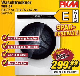 Poco PKM Waschtrockner WT8+5P Angebot