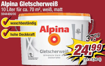 Poco Alpina Gletscherweiß 10 Liter Angebot