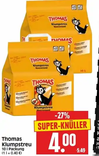 Edeka Herkules Thomas Klumpstreu 10L Angebot